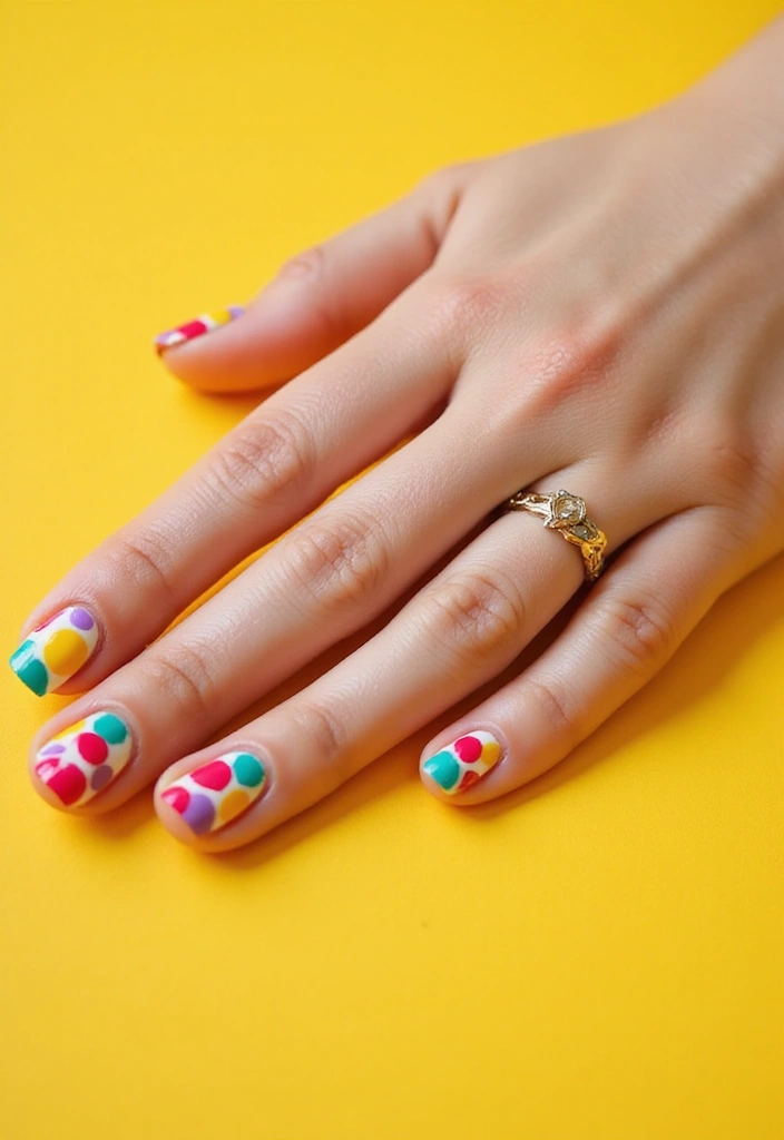 20 Vibrant Summer Nail Designs That Will Make Your Friends Green with Envy! - 19. Playful Polka Dots