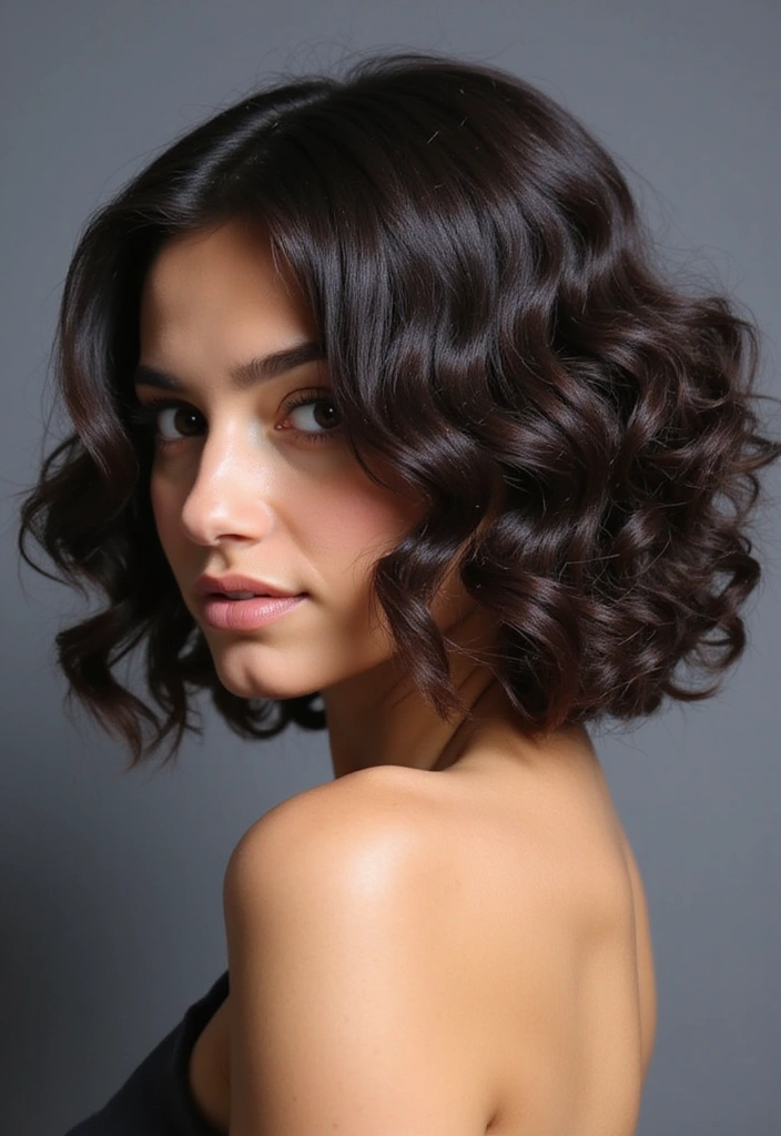 21 Stunning Curly Hairstyles That Will Make You Flaunt Your Curls! - 12. Sleek Curly Bob