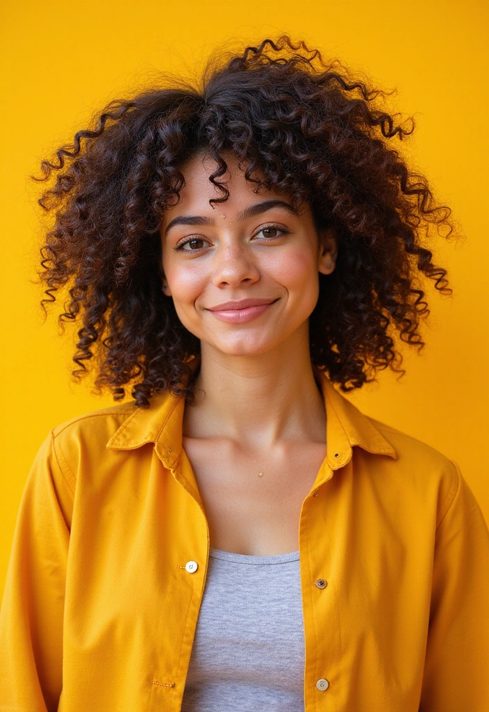 21 Stunning Curly Hairstyles That Will Make You Flaunt Your Curls! - 13. Shoulder-Length Curly Hair with Volume