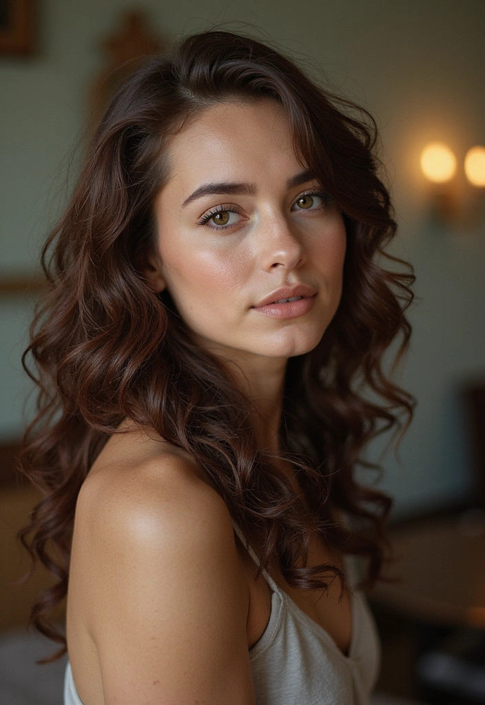 21 Stunning Curly Hairstyles That Will Make You Flaunt Your Curls! - 14. Side-Swept Curls