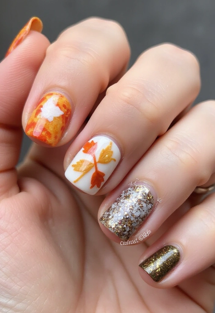 25 Stunning Nail Designs You Can DIY at Home (Your Friends Will Be Jealous!) - 11. Seasonal Nail Art