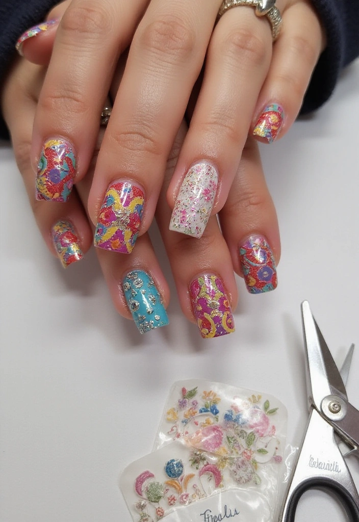 25 Stunning Nail Designs You Can DIY at Home (Your Friends Will Be Jealous!) - 20. Customizable Nail Wraps