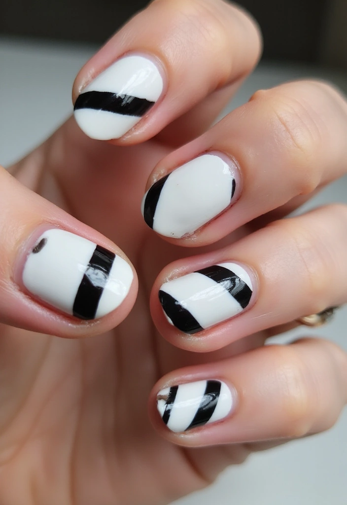 25 Stunning Nail Designs You Can DIY at Home (Your Friends Will Be Jealous!) - 3. Geometric Nail Designs