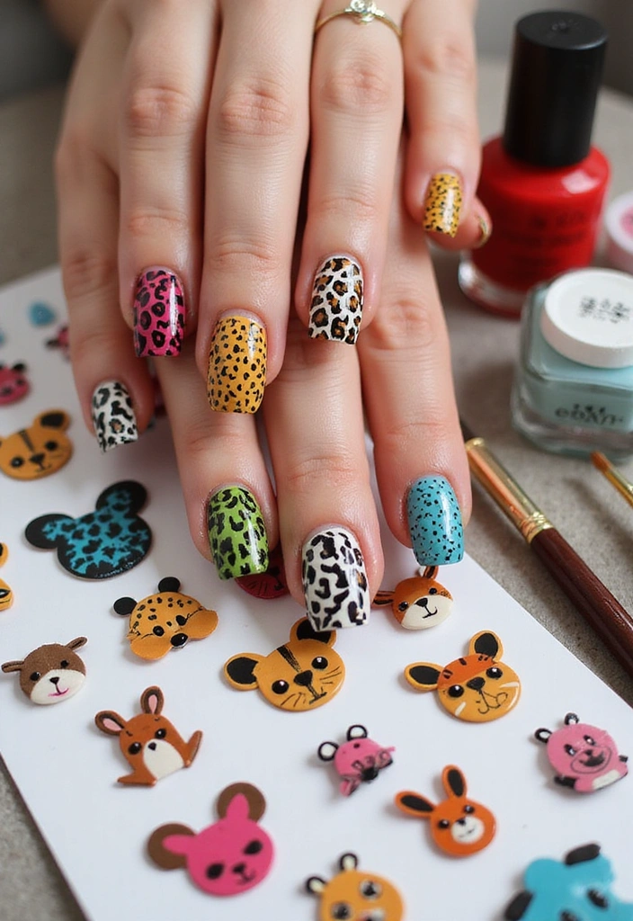 25 Stunning Nail Designs You Can DIY at Home (Your Friends Will Be Jealous!) - 8. Animal Print Nail Art