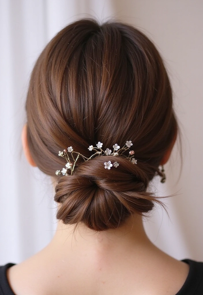 15 Elegant Updo Hairstyles That Will Make You the Star of Any Event (You’ll Love #8!) - 1. Classic Chignon