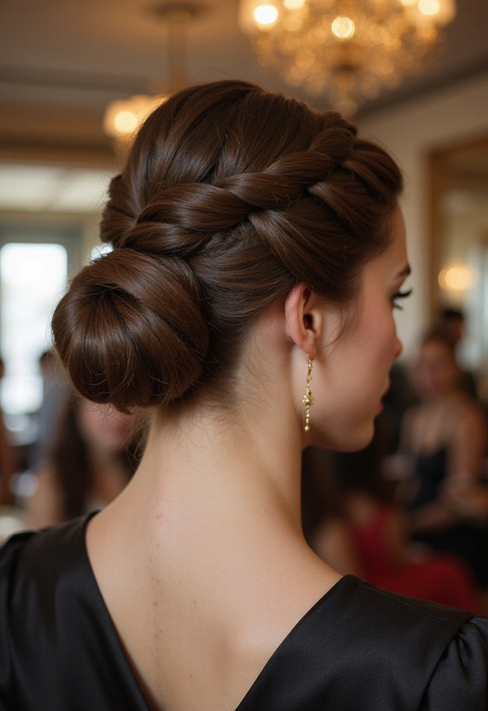 15 Elegant Updo Hairstyles That Will Make You the Star of Any Event (You’ll Love #8!) - 11. Spiral Bun