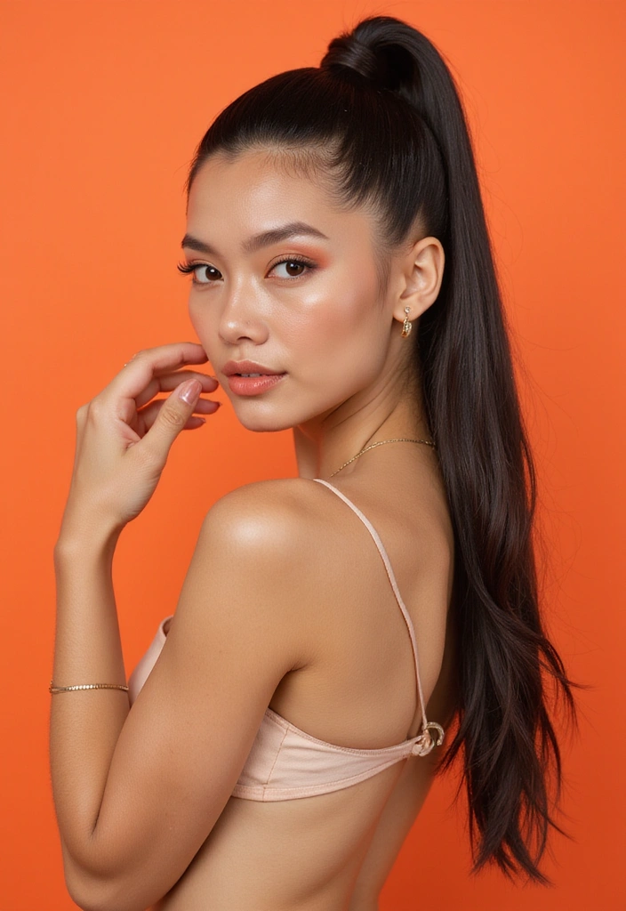 15 Elegant Updo Hairstyles That Will Make You the Star of Any Event (You’ll Love #8!) - 6. Sleek High Ponytail