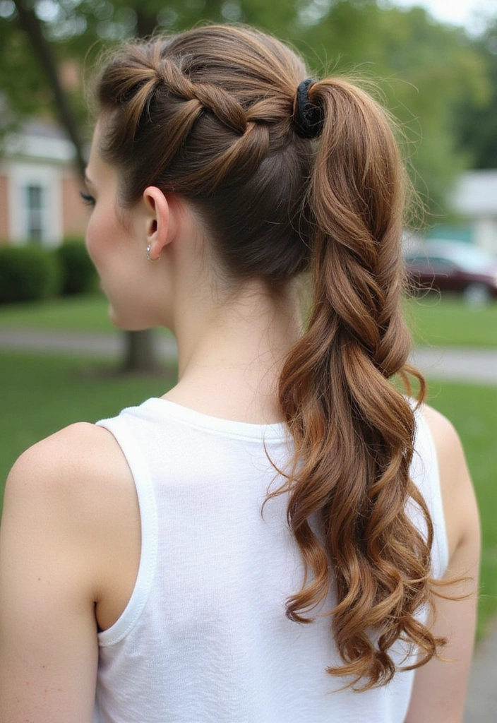15 Jaw-Dropping Updo Hairstyles for Weddings (You’ll Want to Copy #7!) - 15. Twisted Side Ponytail