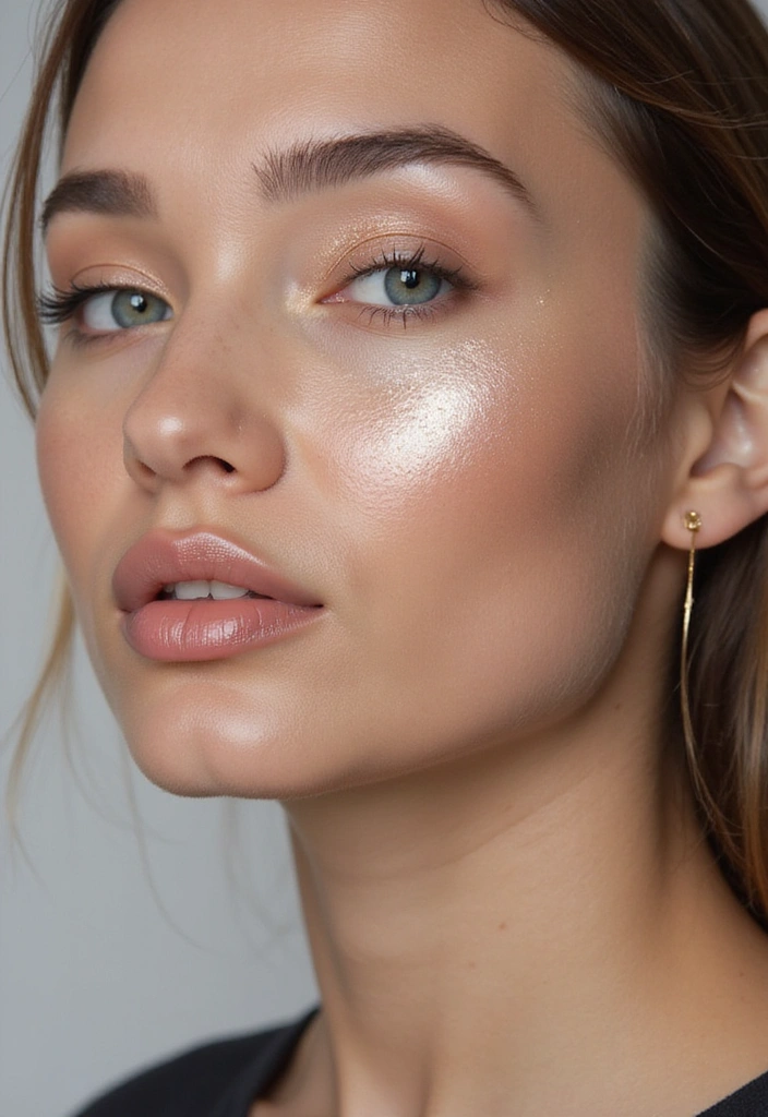 15 Stunning Makeup Tutorials That Will Make You Feel Like a Pro (You Won't Believe #7!) - 3. Glamorous Glow: Highlighting and Contouring
