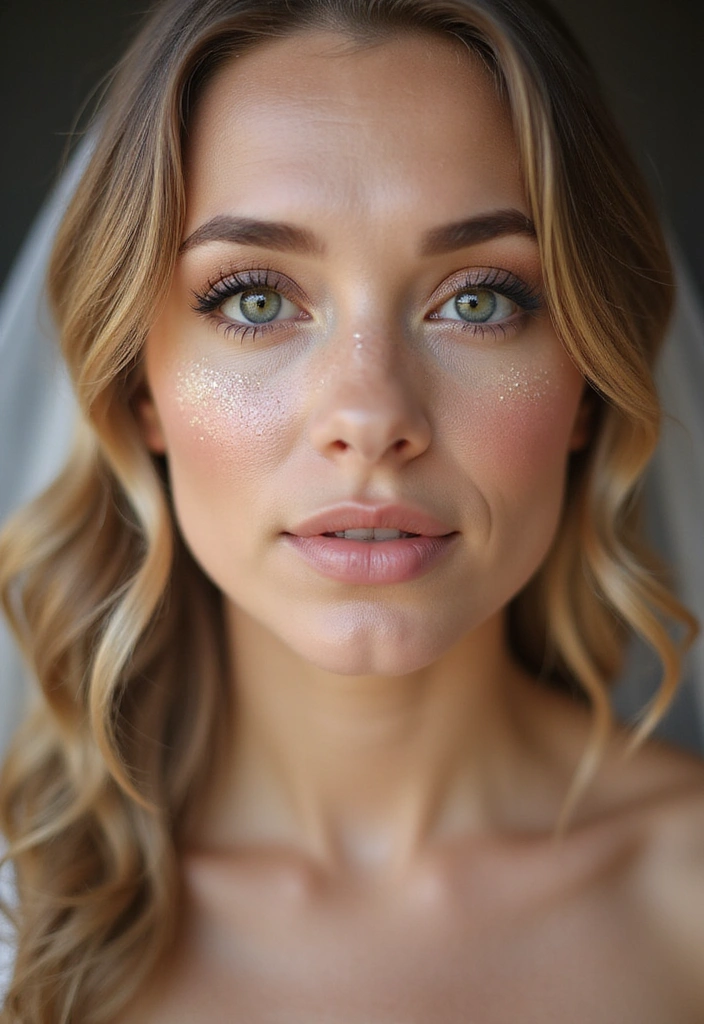 15 Stunning Natural Makeup Looks for Brides That Will Leave You Breathless! - 1. Dewy Glow with Cream Highlighter