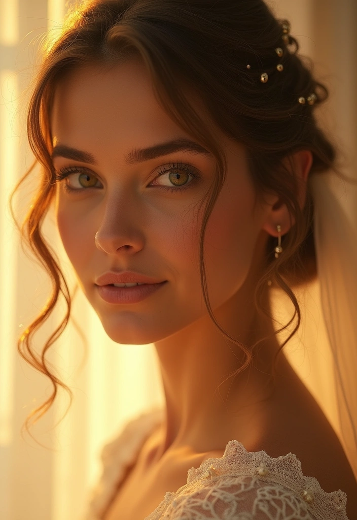 15 Stunning Natural Makeup Looks for Brides That Will Leave You Breathless! - 13. Golden Glow