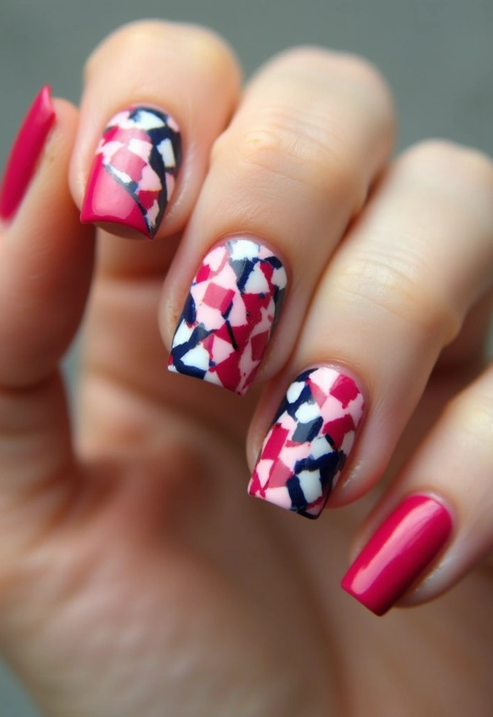 15 Stunning Summer Nails That Will Make You the Center of Attention! - 13. Geometric Shapes