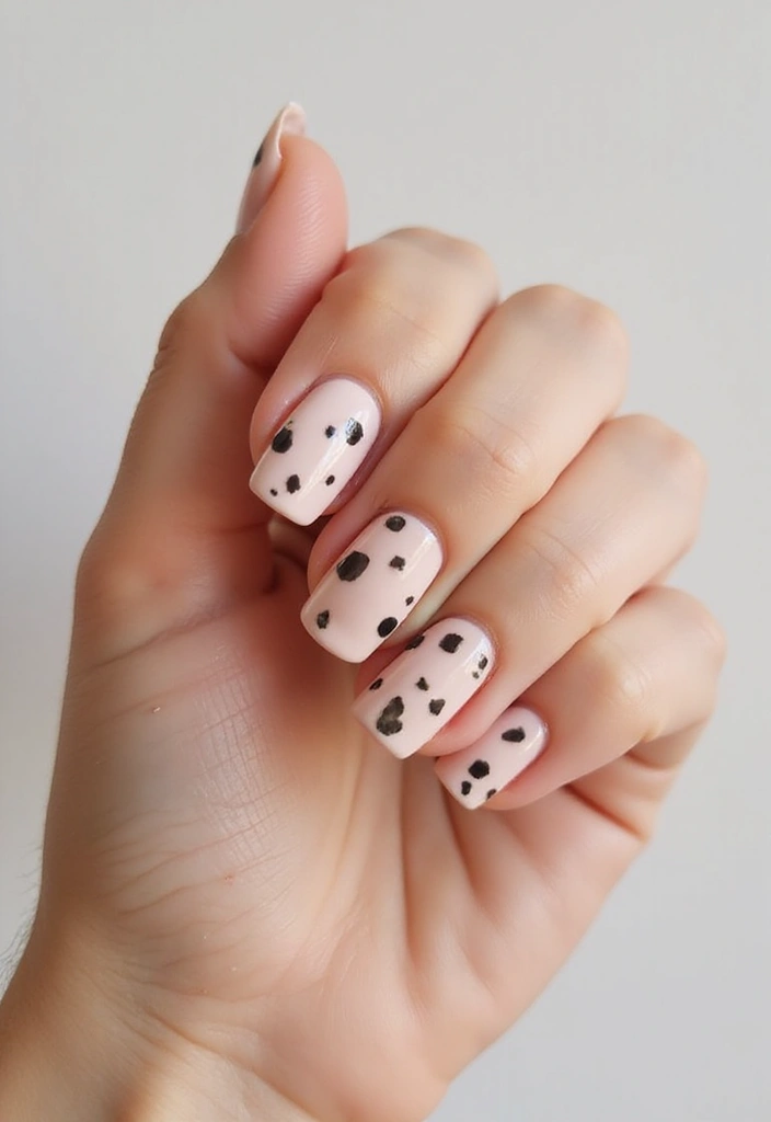 15 Trendy Animal Print Nail Designs to Make Heads Turn in 2025! - 9. Minimalist Animal Prints