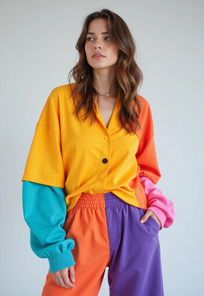 15 Trendy Outfits That'll Make You the Style Icon of Your Friend Group (You Won't Believe #7!) - 11. Bright Color Blocking