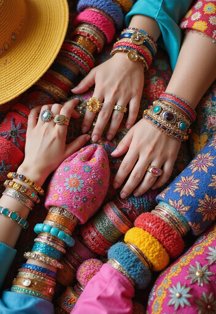 15 Trendy Outfits That'll Make You the Style Icon of Your Friend Group (You Won't Believe #7!) - 13. Bright and Funky Accessories