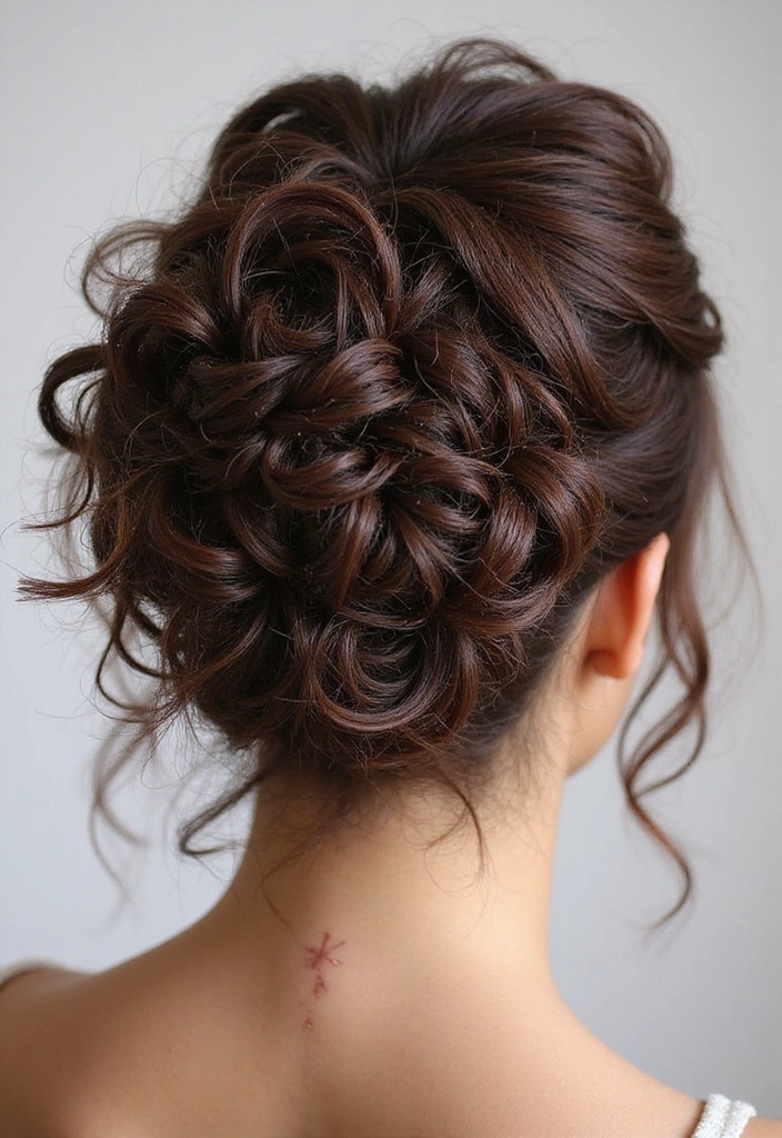 20 Jaw-Dropping Curly Hair Looks That Will Inspire Your Next Style! - 10. Curly Updo