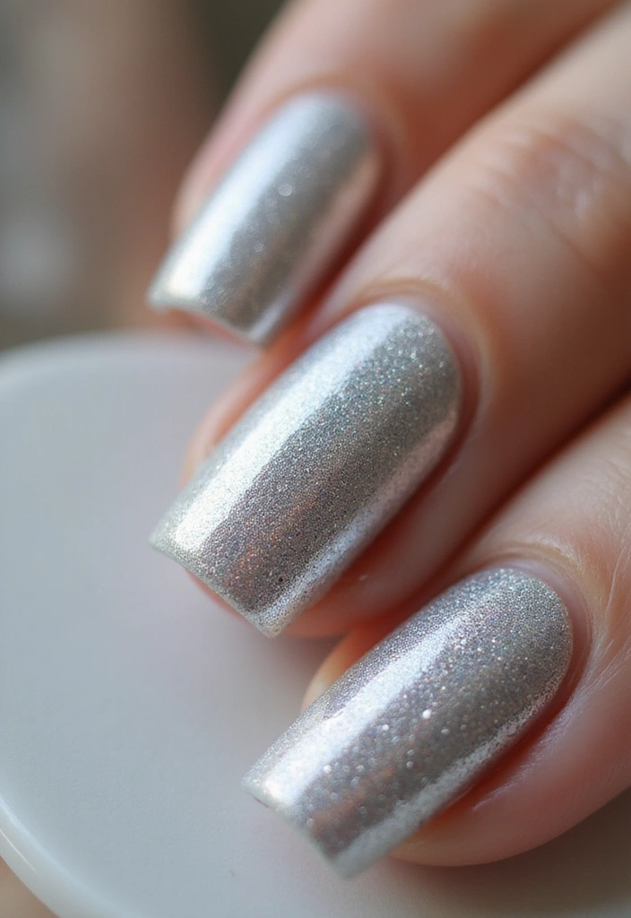 20 Metallic Nail Trends for 2025 That Will Leave You Breathless! - 20. Reflective Metallics: Capturing Light