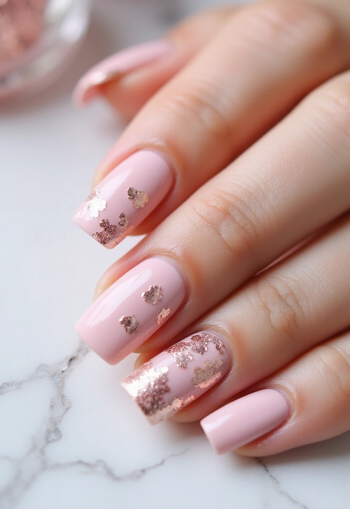 20 Metallic Nail Trends for 2025 That Will Leave You Breathless! - 7. Metallic Foil: Edgy Elegance