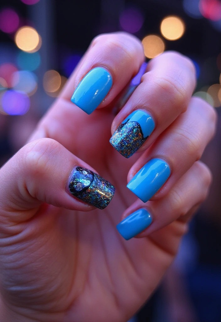 20 Must-Try Summer Nails 2025 Colors That Are Totally In Right Now (You’ll Love #5!) - 13. Electric Blue