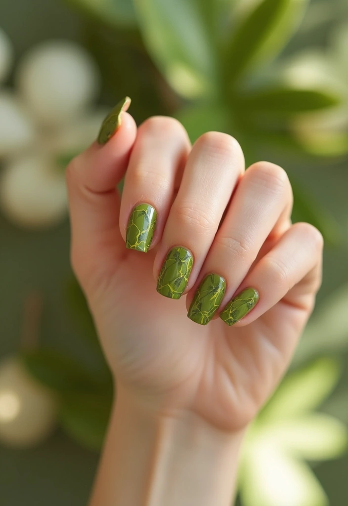 20 Must-Try Summer Nails 2025 Colors That Are Totally In Right Now (You’ll Love #5!) - 18. Bright Olive
