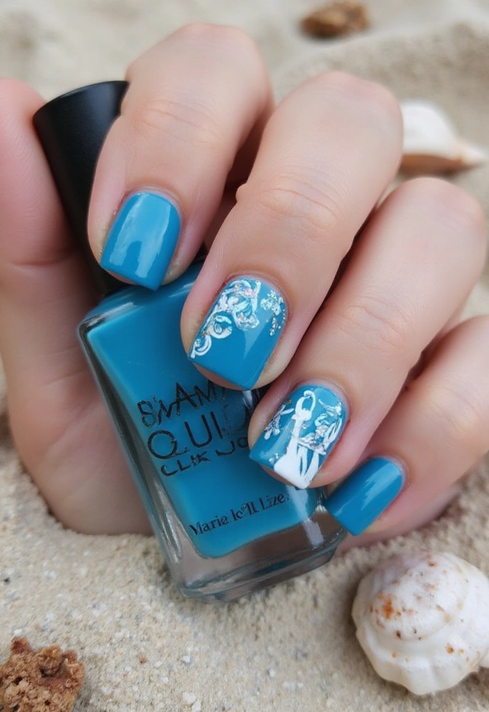 20 Must-Try Summer Nails 2025 Colors That Are Totally In Right Now (You’ll Love #5!) - 6. Ocean Blue