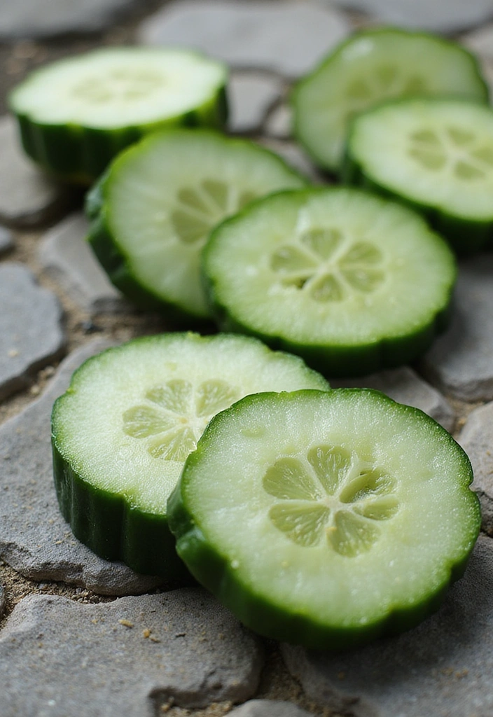 21 Natural Remedies for Hyperpigmentation That Actually Work (You'll Be Shocked by #5!) - 14. Cucumber Slices