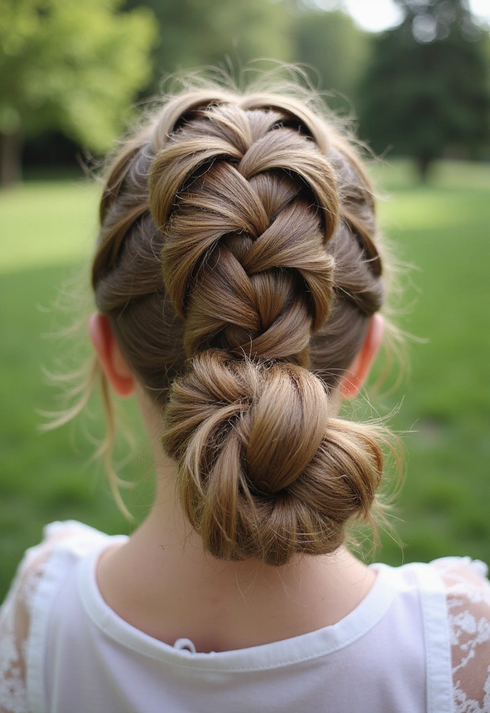 21 Stunning Braid Ideas That Will Turn Heads (You Won't Believe #11!) - 13. The Twisted Braided Bun