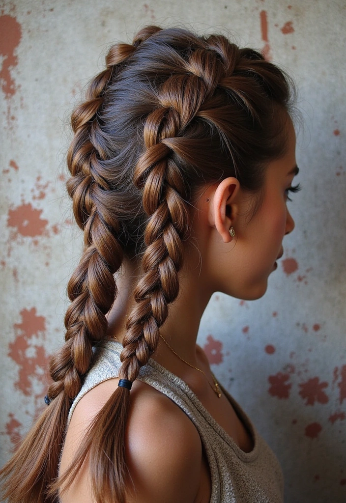21 Stunning Braid Ideas That Will Turn Heads (You Won't Believe #11!) - 15. Multi-Braided Hairstyle