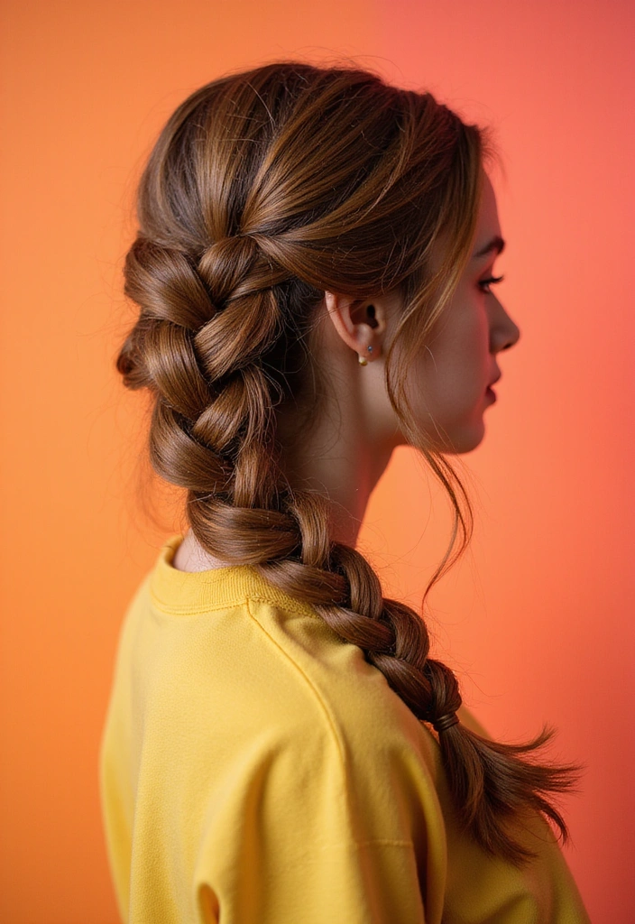 21 Stunning Braid Ideas That Will Turn Heads (You Won't Believe #11!) - 21. The Knotted Braid