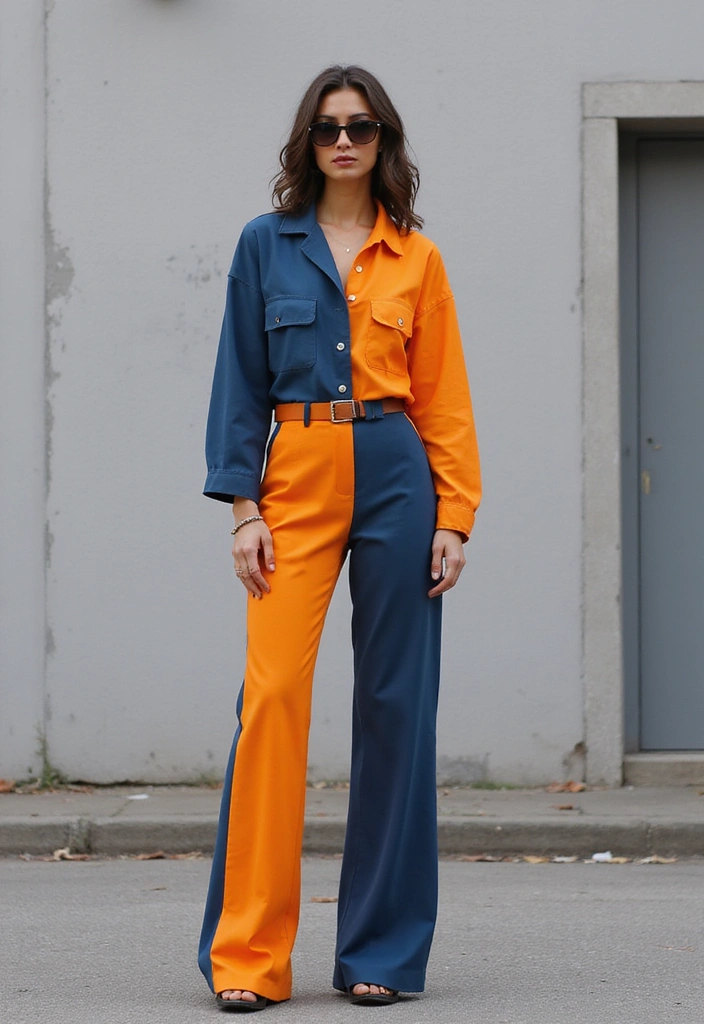 22 Street Style Outfits That’ll Make You the Trendsetter of Your Crew (You Won't Believe #10!) - 21. Color-Blocked Outfits