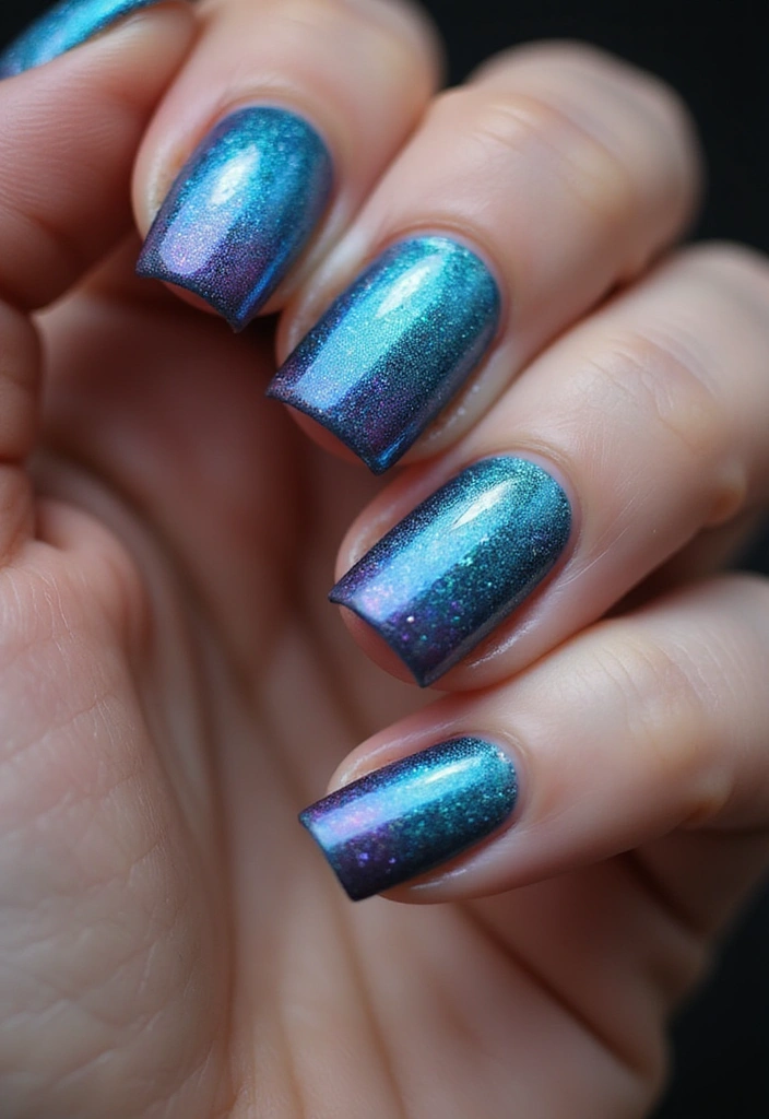 25 Mind-Blowing Nail Designs You Can Totally DIY at Home (You Won't Believe #13!) - 15. Chameleon Effect