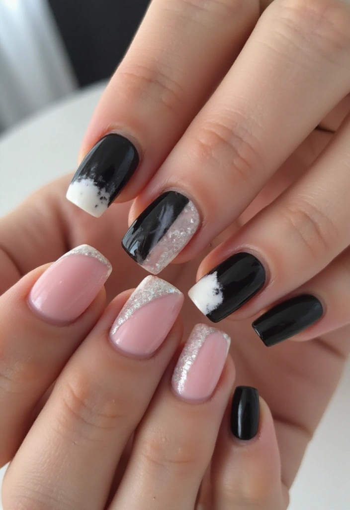 25 Mind-Blowing Nail Designs You Can Totally DIY at Home (You Won't Believe #13!) - 19. Split Nails