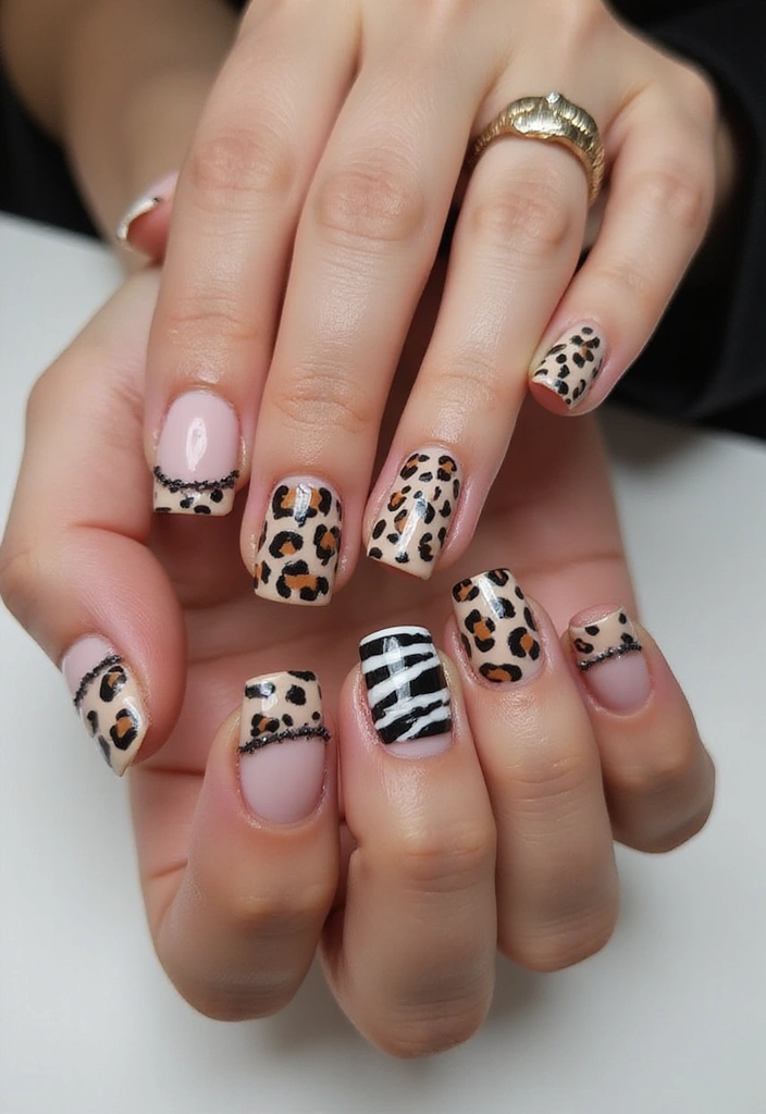 25 Mind-Blowing Nail Designs You Can Totally DIY at Home (You Won't Believe #13!) - 8. Animal Print
