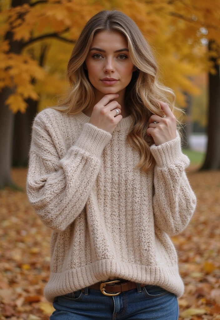 25 Street Style Fashion Looks You’ll Wish You Had in Your Closet (Wait Until You See #9!) - 21. Chunky Knitwear