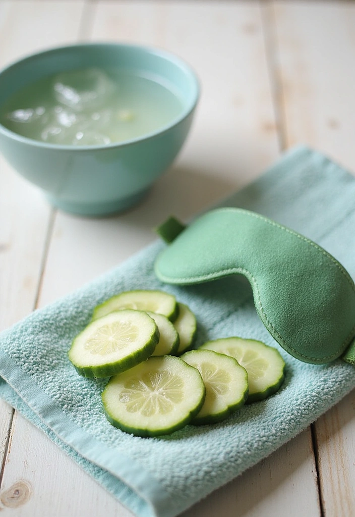 9 Healthy Habits to Eliminate Puffy Eyes and Dark Circles for Good! - 4. Chill with Cold Compresses