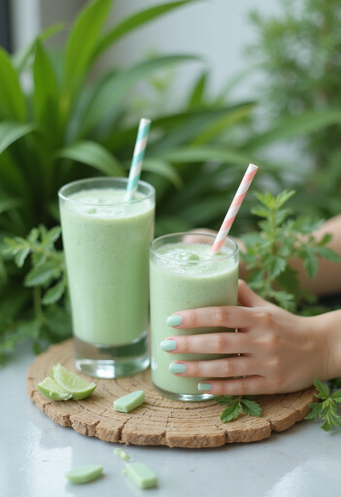 Discover the 12 Most Vibrant Summer Nail Colors for 2025—#7 is a Must-Try! - 8. Minty Fresh