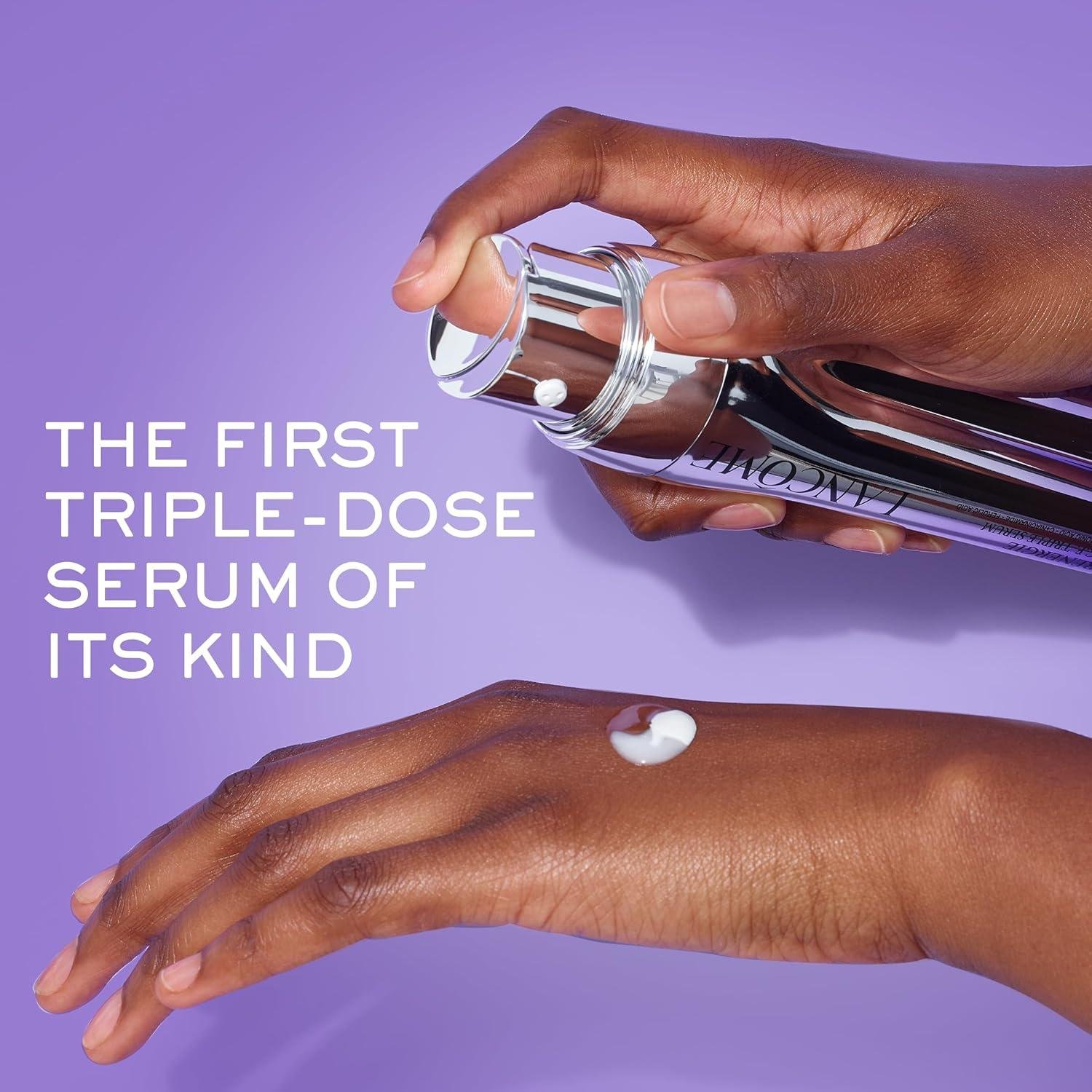 Unlocking the ⁢Fountain: Our Dance with Lancôme's triple Serum