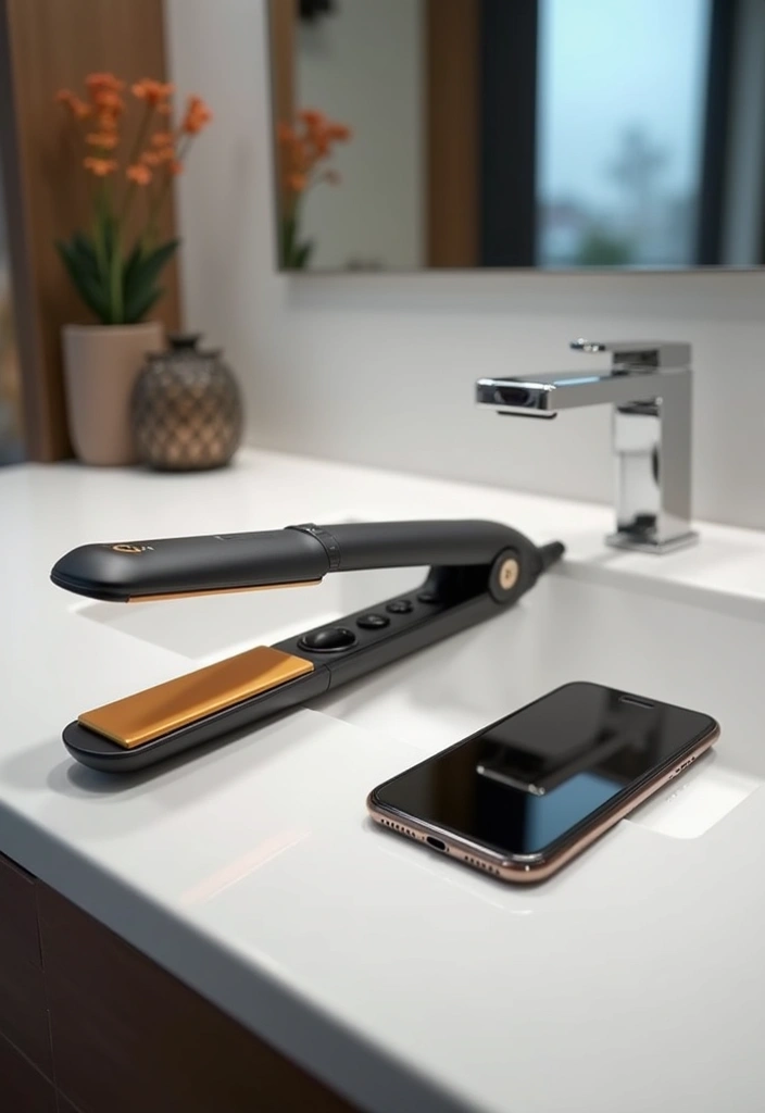 10 Must-Have Beauty Gadgets of 2025 That Will Change Your Routine Forever! - 9. Bluetooth Hair Straightener