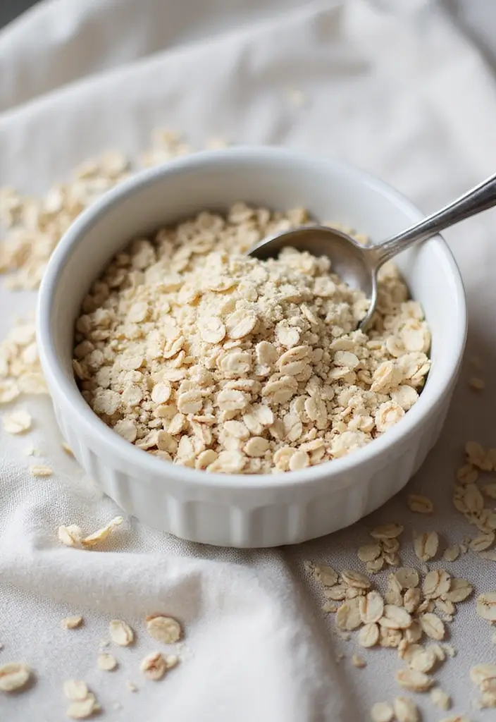 12 Remedios Caseros para el Acné que Funcionan (¡La #5 Te Dejará Boquiabierta!) - 12. Mascarilla de Avena: Suavidad y Calma