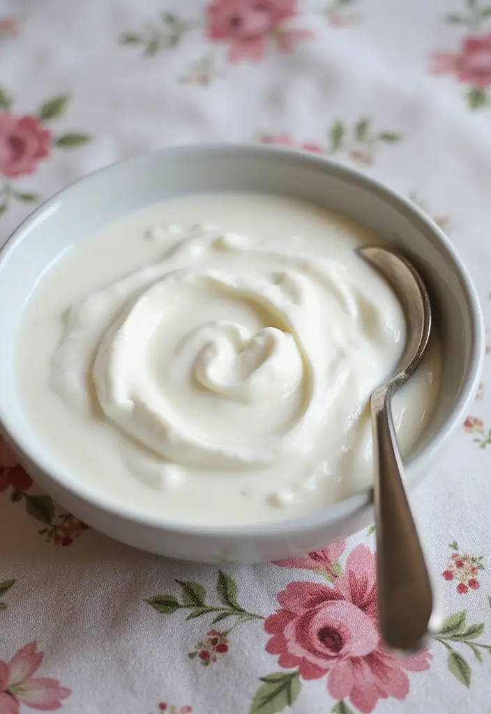 12 Remedios Caseros para el Acné que Funcionan (¡La #5 Te Dejará Boquiabierta!) - 6. Yogur Natural: Exfoliante Suave