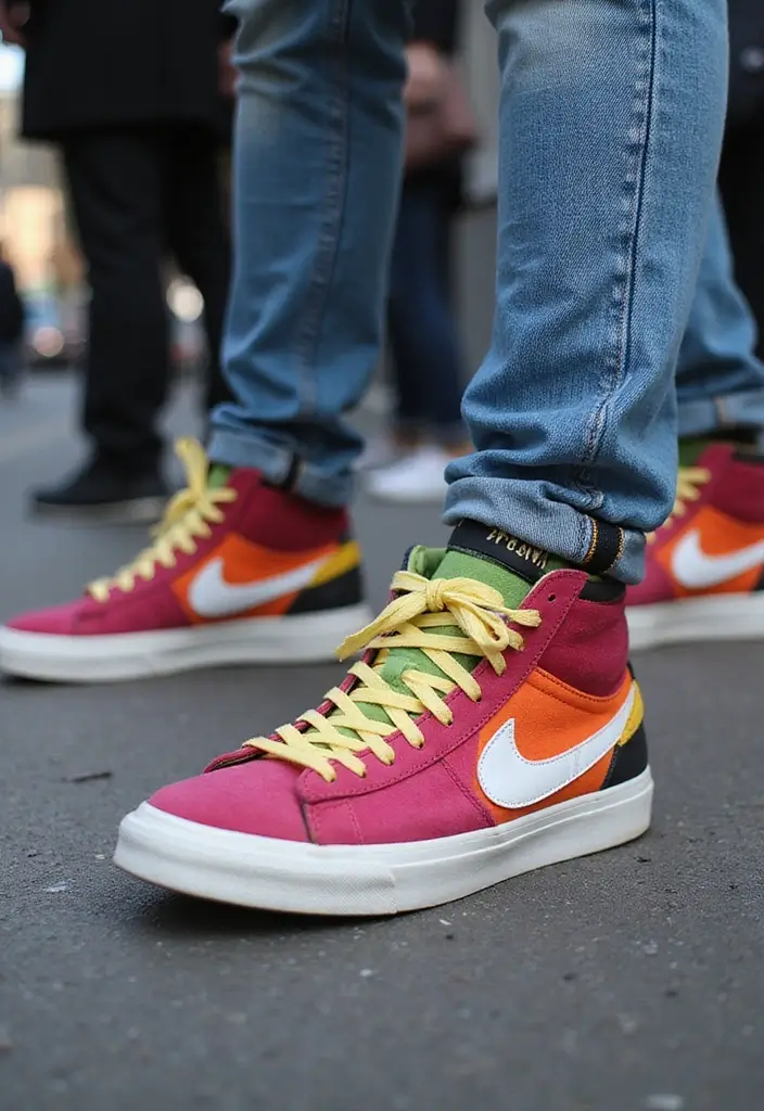 12 Street Fashion Trends You Need to Try Now (You'll Be the Talk of the Town!) - 3. Statement Sneakers