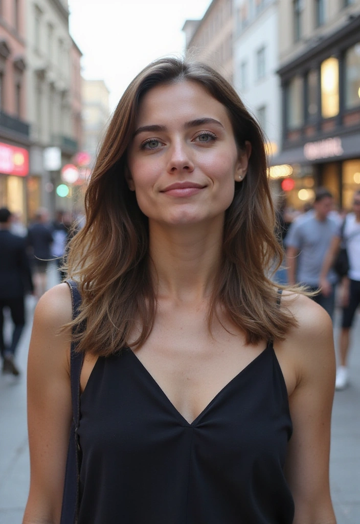14 Tendencias de Cortes de Cabello Lacio 2025 Que No Puedes Ignorar (¡El #10 Es Un Cambio Total!) - 13. Corte de Cabello Lacio a la Altura de los Hombros