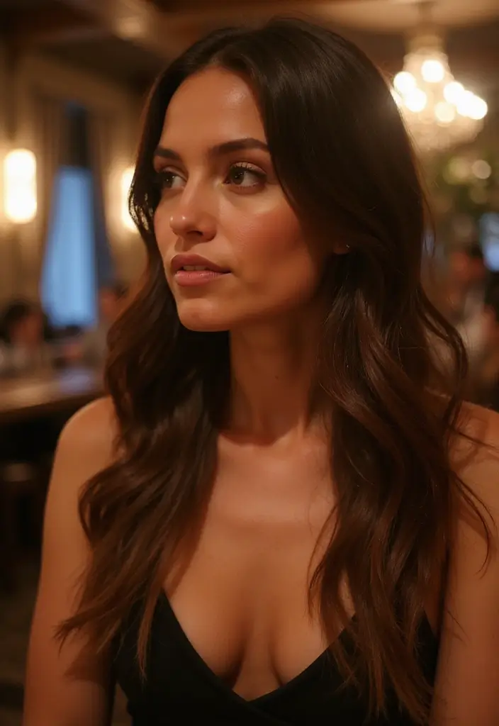14 Tendencias de Cortes de Cabello Lacio 2025 Que No Puedes Ignorar (¡El #10 Es Un Cambio Total!) - 14. Cabello Lacio con Toques de Brillo