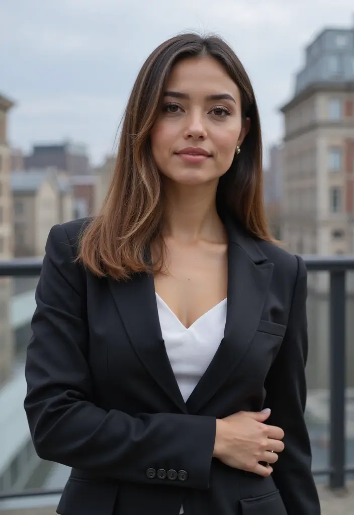 14 Tendencias de Cortes de Cabello Lacio 2025 Que No Puedes Ignorar (¡El #10 Es Un Cambio Total!) - 4. Corte Recto: La Simplicidad Del Elegante