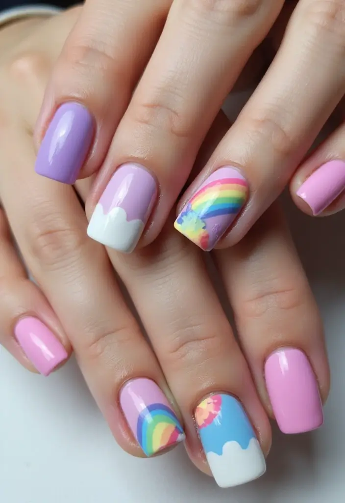 14 Uñas de Personajes que Cada Niña Querrá Tener (¡La #3 Es Una Locura!) - 6. Uñas de My Little Pony