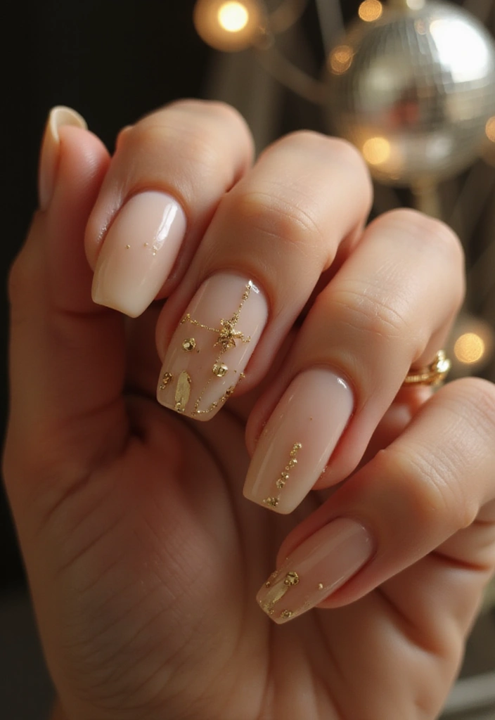 15 Diseños de Uñas de Discoteca que Te Dejarán Sin Aliento (¡No podrás elegir solo uno!) - 11. Minimalist Chic
