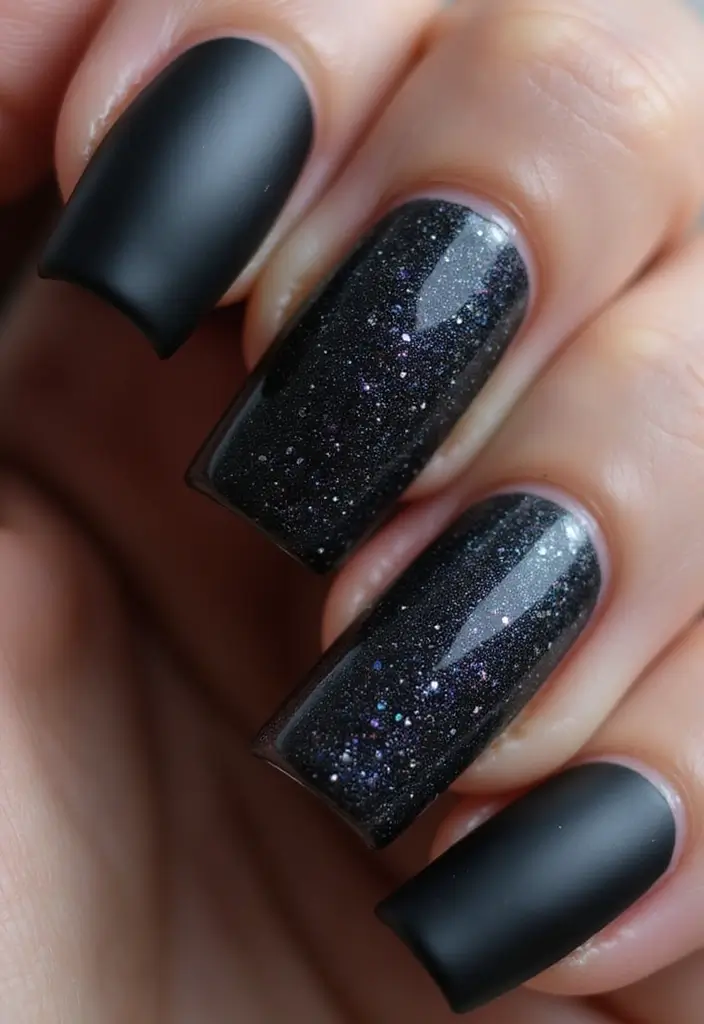15 Impresionantes Diseños de Uñas para Invierno 2025 que No Puedes Perderte! - 2. Brillos de Invierno