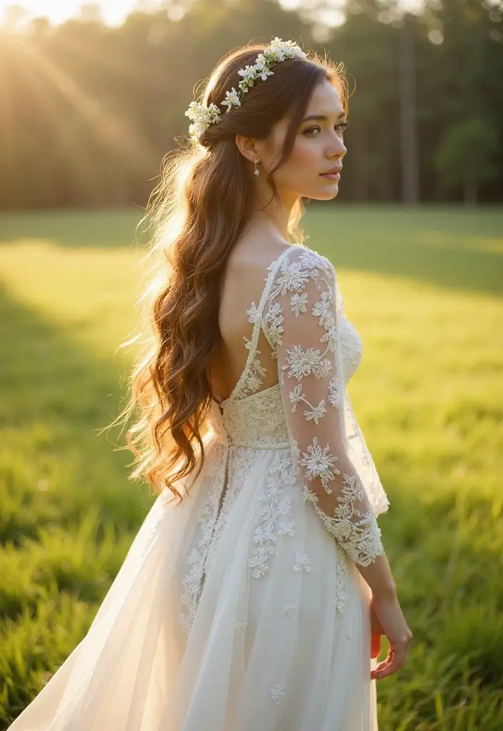 15 Trendy Wedding Hairstyles That Will Make You Say 'I Do' in Style! - 11. Crown Braid