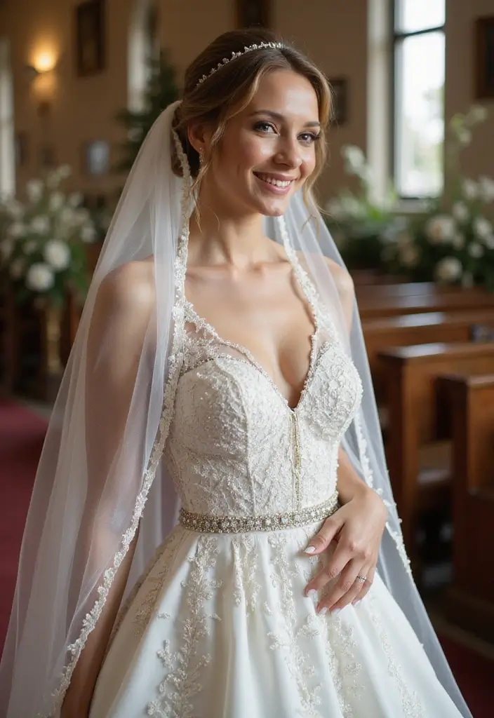 15 Trendy Wedding Hairstyles That Will Make You Say 'I Do' in Style! - 14. Elegant Updo with Veil
