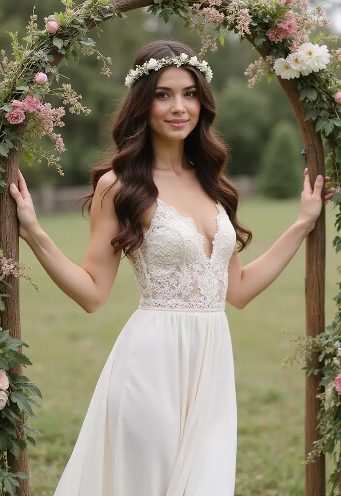 15 Trendy Wedding Hairstyles That Will Make You Say 'I Do' in Style! - 3. Boho Braid Crown
